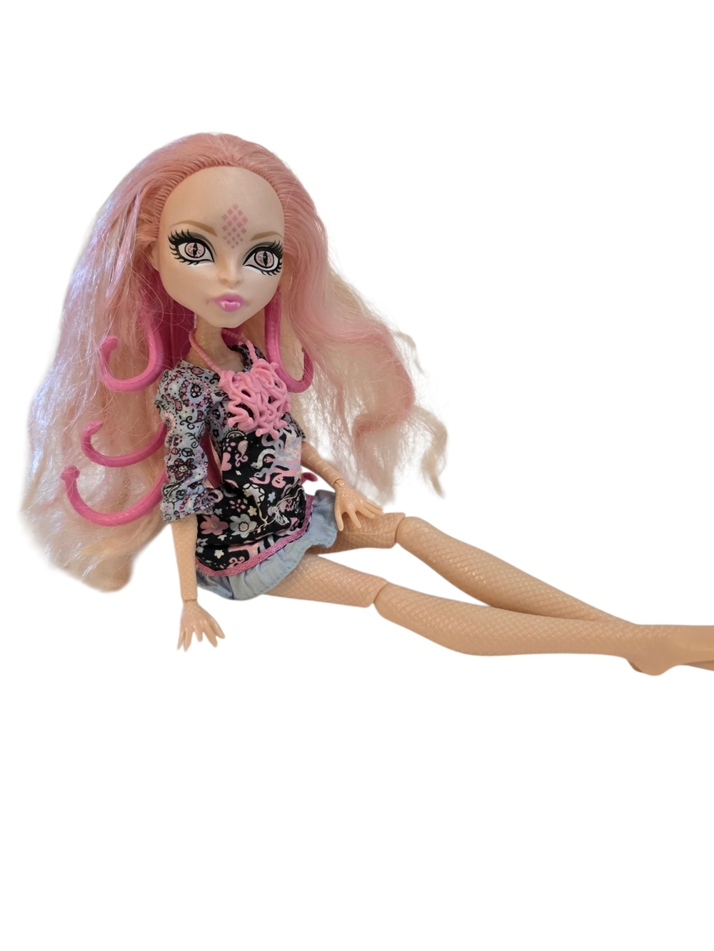 Monster High Viperine Gorgon Frights Camera Action Fashion Doll G1 Toys Kids